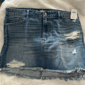 Hollister denim skirt